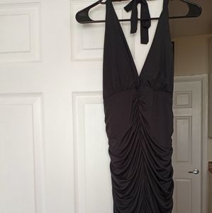 Black Party Halter Dress